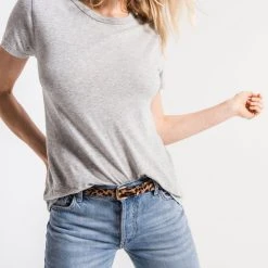 Summer SALE Z Supply 'The Perfect Crew' Tee - Heather Grey