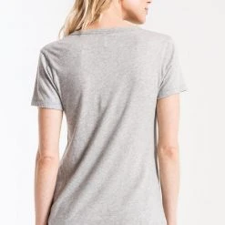Summer SALE Z Supply 'The Perfect Crew' Tee - Heather Grey