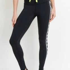 Purple Door Boutique Mono B Stars And Stripes Black Leggings