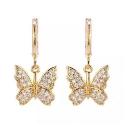 Bracha Jewelry Bracha Butterfly Effect Huggie Earrings