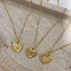 Bracha Jewelry Bracha Gold Heart Pendant Necklace