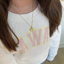 Bracha Jewelry Bracha Gold Heart Pendant Necklace