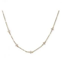 Bracha Jewelry Bracha Highly Favored Cross Necklace