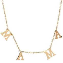 Bracha Jewelry Bracha Gold Mama Necklace New Arrivals