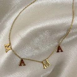 Bracha Jewelry Bracha Gold Mama Necklace New Arrivals