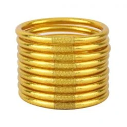 BuDhaGirl Gold All Weather Bangles BuDha Girl