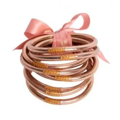 BuDha Girl BuDhaGirl Rose Gold All Weather Bangles