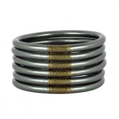 BuDhaGirl Graphite All Weather Bangles