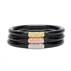 BuDhaGirl Black Three Kings All Weather Bangles New Arrivals