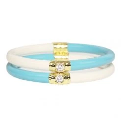 BuDhaGirl Yin Yang Turquoise Bangles