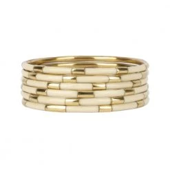BuDhaGirl Ivory Veda Bangles