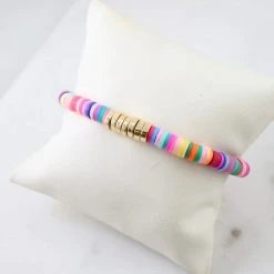 Caroline Hill Lucy Stacked Multi Colored Bracelet