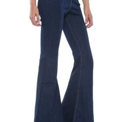 Purple Door Boutique Summer SALE Cello Super Flare Dark Denim Jegging