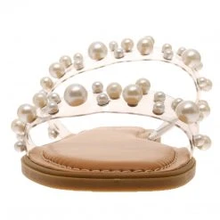 Purple Door Boutique Empress Double Strap Clear Sandals New Arrivals