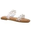 Purple Door Boutique Empress Double Strap Clear Sandals New Arrivals