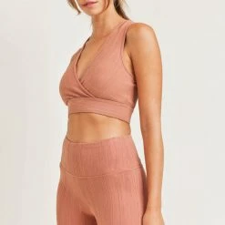 Purple Door Boutique Hazel Mono B Jacquard Sports Bra New Arrivals