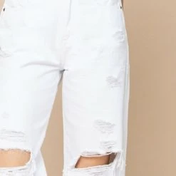 Hidden Jeans White Logan Dad Jeans Summer SALE