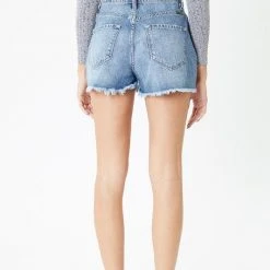 Kan Can Jeans Kan Can Plus High Rise Mom Denim Shorts