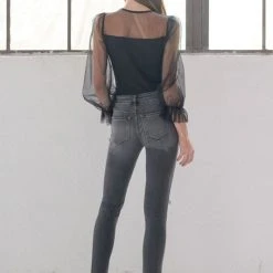 Kan Can Jeans Kan Can Light Black Skinny Jeans