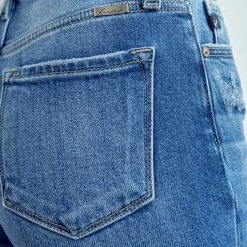 Summer SALE Kan Can Straight Leg Cuffed Jeans