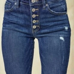 Kan Can Jeans Kan Can Button Fly Skinny Jeans