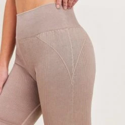 Mono B Athleisure Mono B Meeting Goals Taupe Biker Shorts Ladies'