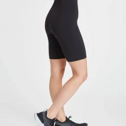 Spanx Look At Me Now Black Bike Shorts