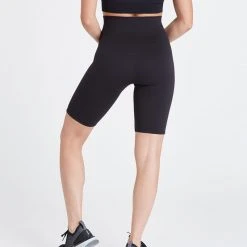 Spanx Look At Me Now Black Bike Shorts
