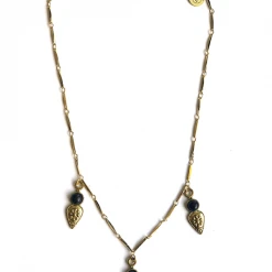 Jewelry Kristalize 'Adler' Choker Necklace - Black/Gold