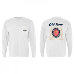 Old Row 'Retro Can' Long Sleeve - White T-Shirts