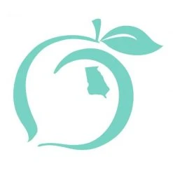 Peach State Pride 'Logo Decal' - Teal Accessories/Gifts