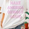 Purple Door Boutique Ladies' Make America Cowboy Again Tee