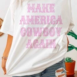 Purple Door Boutique Ladies' Make America Cowboy Again Tee
