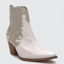 Matisse Shoes Eliza Off White Western Boots