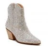Purple Door Boutique Harlow Rhinestone Western Ankle Boot New Arrivals