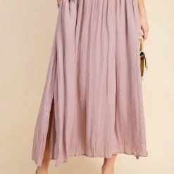 Purple Door Boutique Timeless Impression Mauve Maxi Skirt New Arrivals