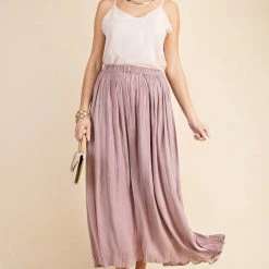 Purple Door Boutique Timeless Impression Mauve Maxi Skirt New Arrivals