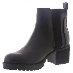Mia Colten Black Ankle Booties