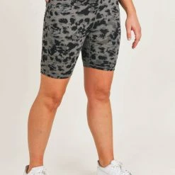 Mono B Athleisure Mono B Spotted Jacquard Biker Shorts Ladies'