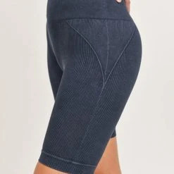 Mono B Athleisure Mono B Meeting Goals Black Biker Shorts