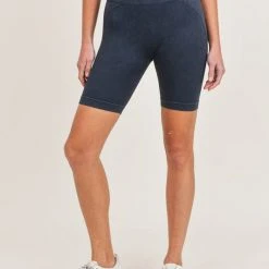 Mono B Athleisure Mono B Meeting Goals Black Biker Shorts