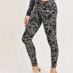Mono B Athleisure Mono B Spotted Jacquard Leggings