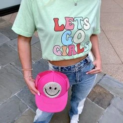 Purple Door Boutique New Arrivals Truck It Up Pink Trucker Hat