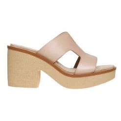 Purple Door Boutique Shoes Clara Nude Wedge Sandals