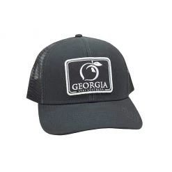Peach State Pride Georgia Patch Charcoal Trucker Hat