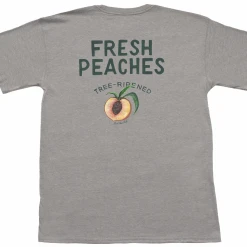 T-Shirts Peach State Pride Fresh Peaches Gray T Shirt