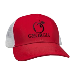Peach State Pride Youth Red & White Trucker Hat