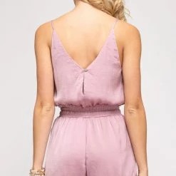 Purple Door Boutique Summer SALE The Perfect Misty Pink Romper