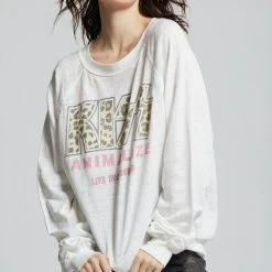 Recycled Karma Kiss Animalize Sweatshirt Lounge & Athletic Wear