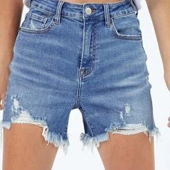 Purple Door Boutique Summertime High Rise Denim Shorts New Arrivals